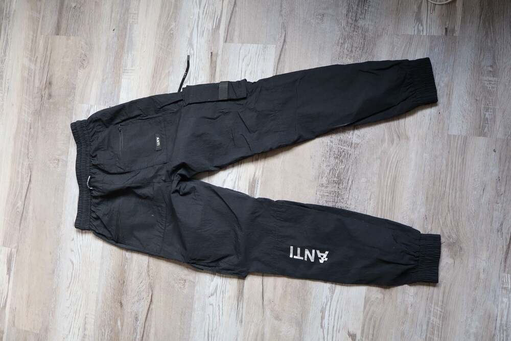 The Anti-Order Anti Neopunk Cargo Jogger Pants Black